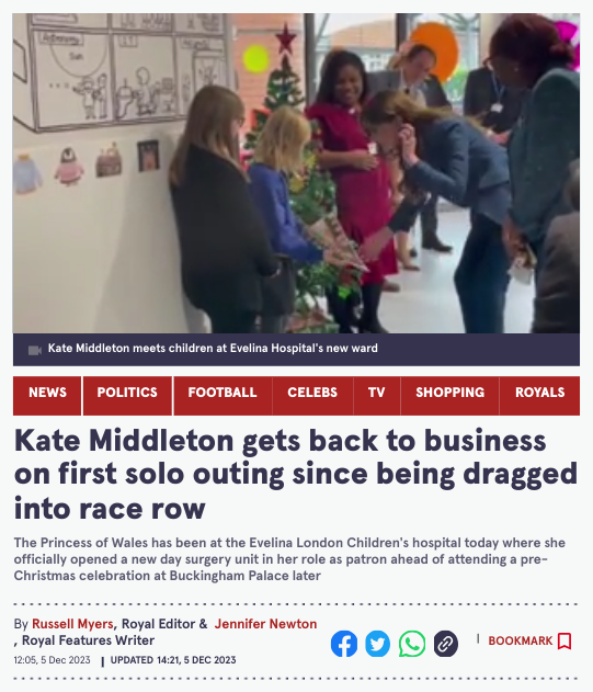 nomoremonarchs's tweet photo. 'Royal duty'? 
Kate visited a children's hospital. So did Meghan. 
Kate is paid millions in public funds for this 'work'. Meghan donates her time. 
Why pay Kate, when others freely volunteer? 
#MonarchyIsRedundant #ServiceIsUniversal #charitymyth #dutymyth #AbolishTheMonarchy https://t.co/1O9KXLGkPm