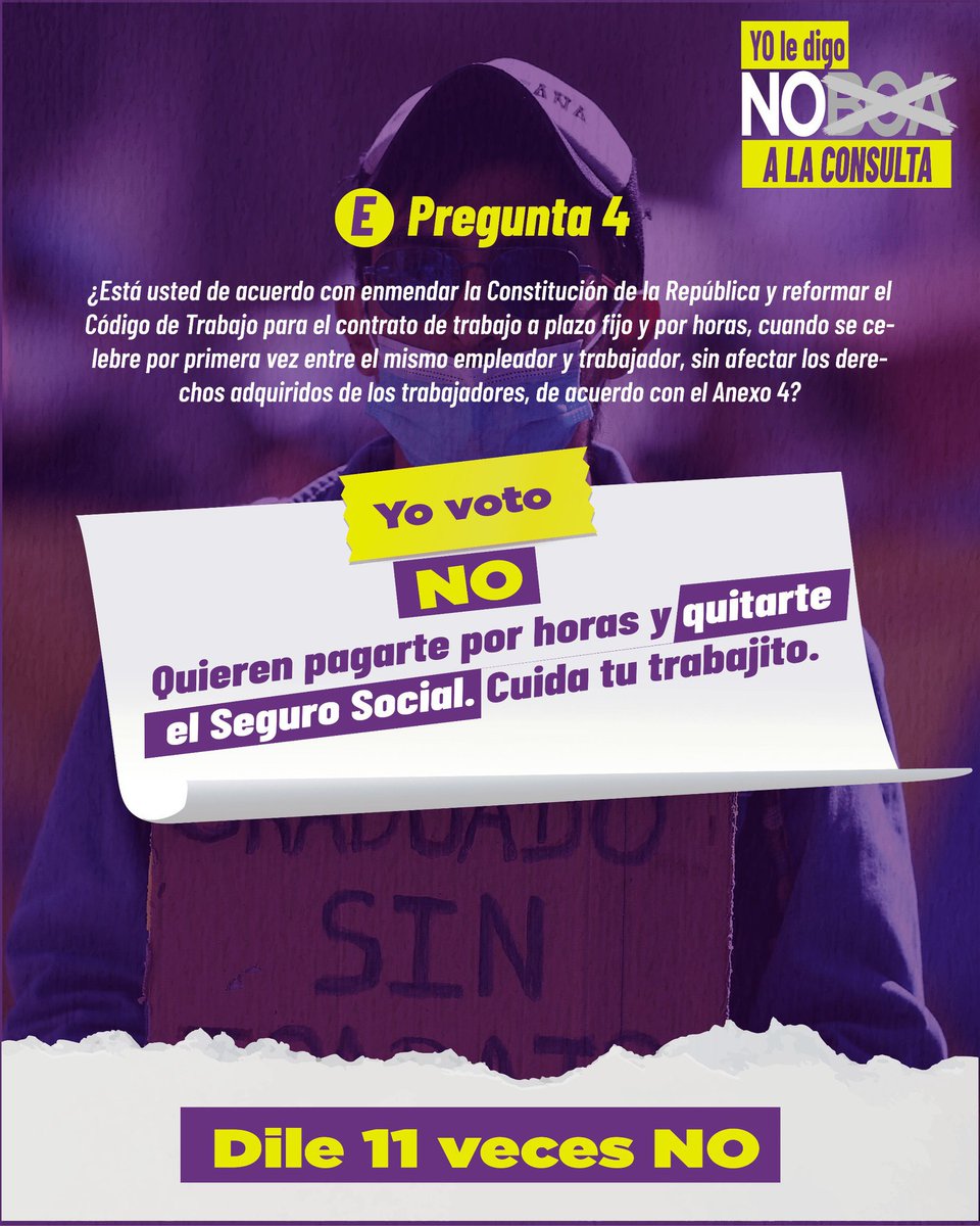 IsaysiLema's tweet photo. •#ConsultaPopular yo voto #NoalaConsulta 
11 veces no a la consulta! 
.
#SoyPK 
@CONAIE_Ecuador
 
@PKnacional18

@ecuarunari_ofic
 #11vecesNo https://t.co/NKEW0kGp1k