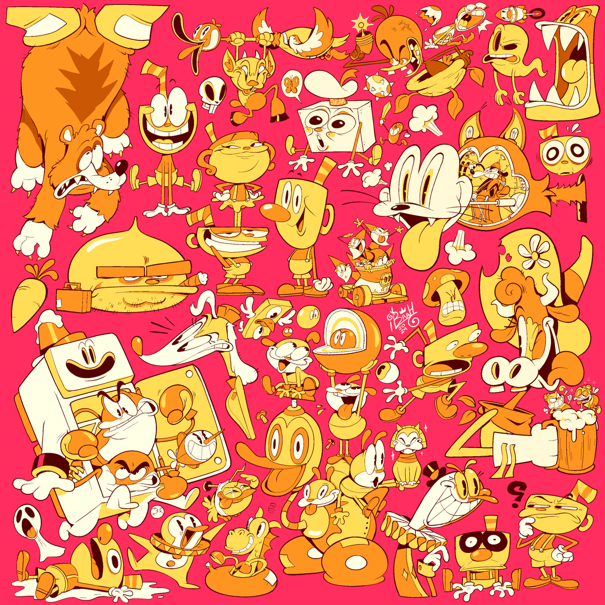 Ibrah_corona's tweet photo. Cuphead Dump. https://t.co/zM5I6xxhew