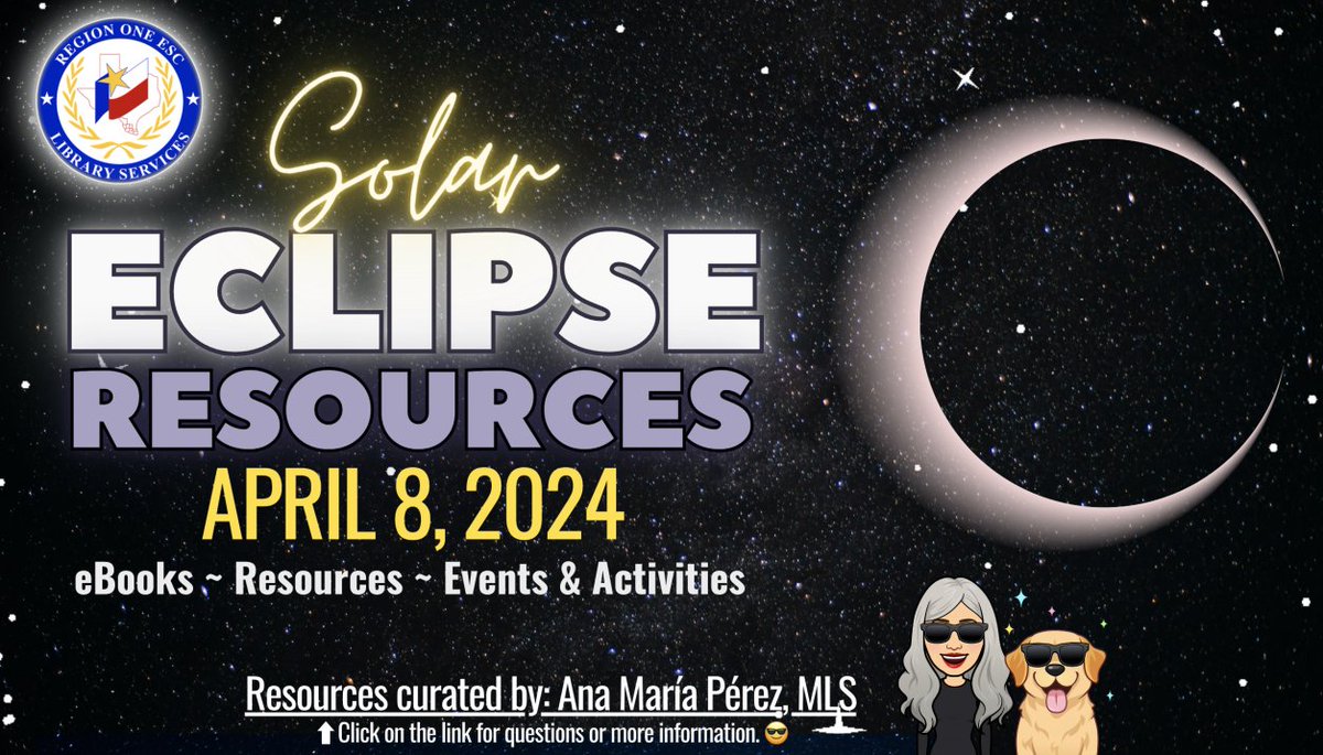 Looking for ECLIPSE RESOURCES? Check out this collection curated by Ana Marie from our TCEA Librarian Community 👇👇👇 sbee.link/8ehwdatk7m #teachertwitter #k12 #edutwitter