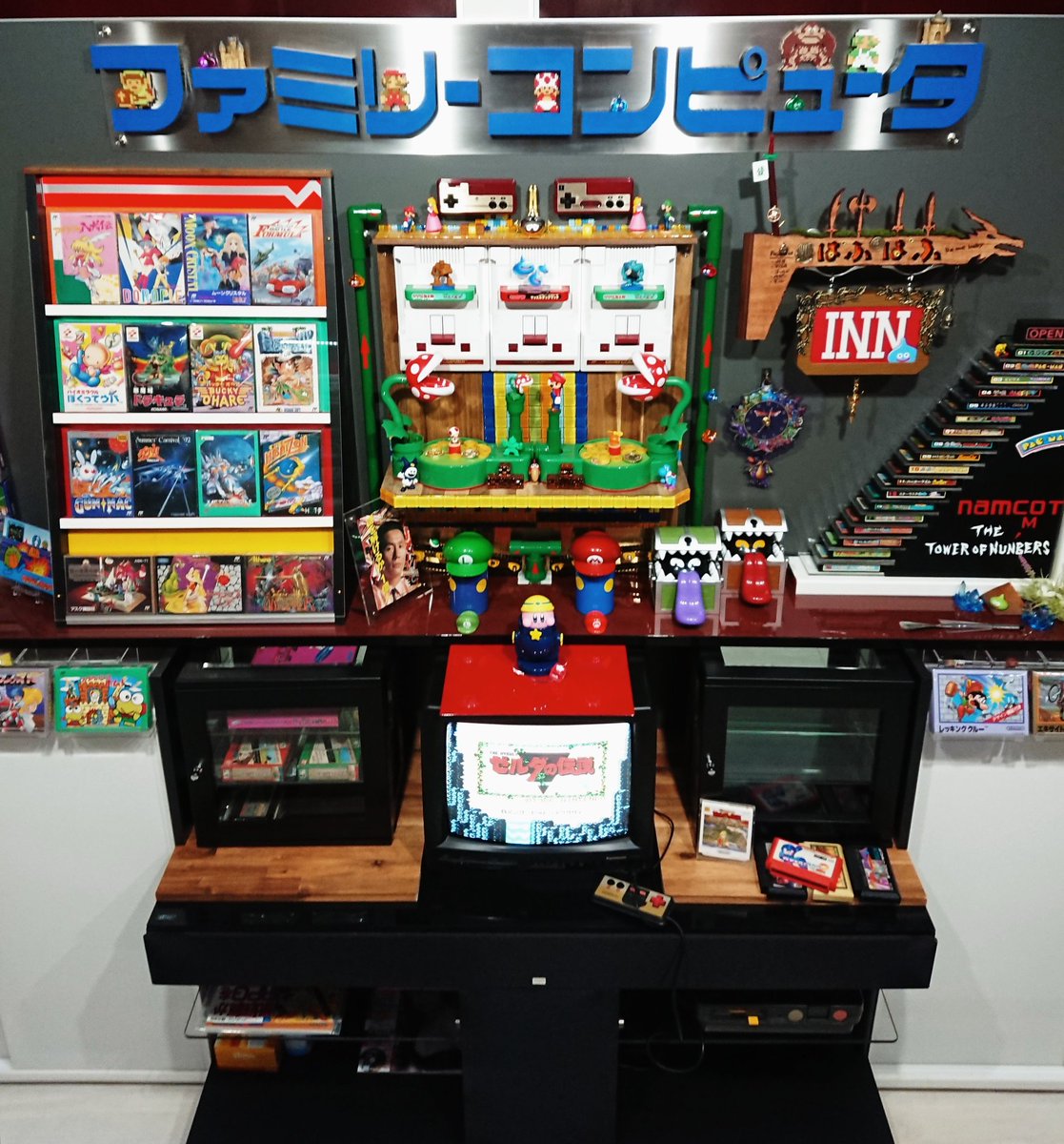 20fllVj7oe73w63's tweet image. #新年度なので自己紹介 

ファミコンが全部置いてある部屋で１人たたずむのが趣味のおじさんです