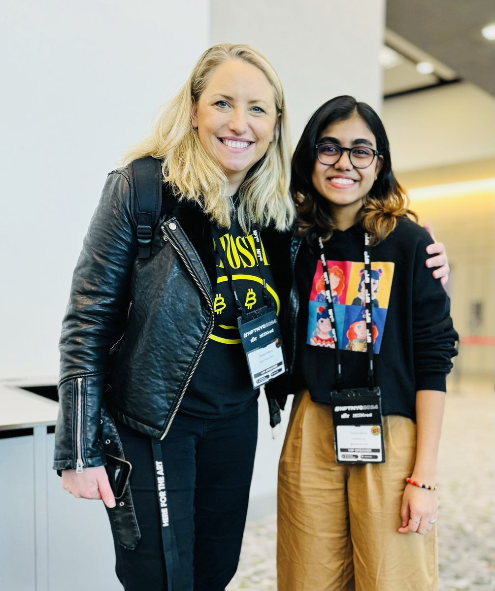 Met <a href="/rachelwilkinsb/">Rachel Wilkins</a> ✨<a href="/NFT_NYC/">NFT.NYC</a> #NFTNYC2024