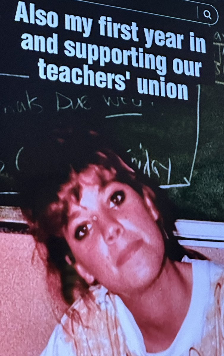 I was in the Teacher's Union at 21 years old