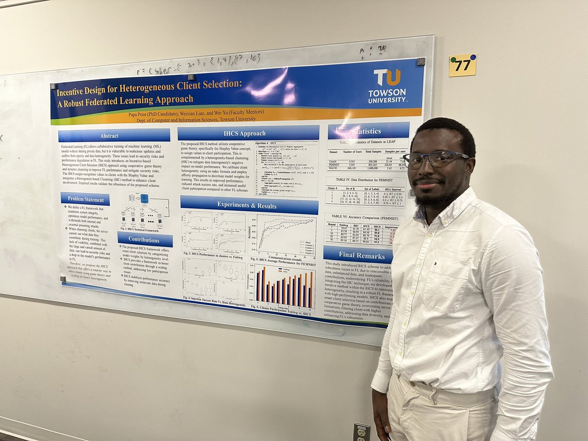 Inauguration week at Towson University continues with our Student Research Symposium - a terrific showcase for robust student projects and supportive faculty mentorship - an exemplar of a TU student-centered education. Bravo to all.