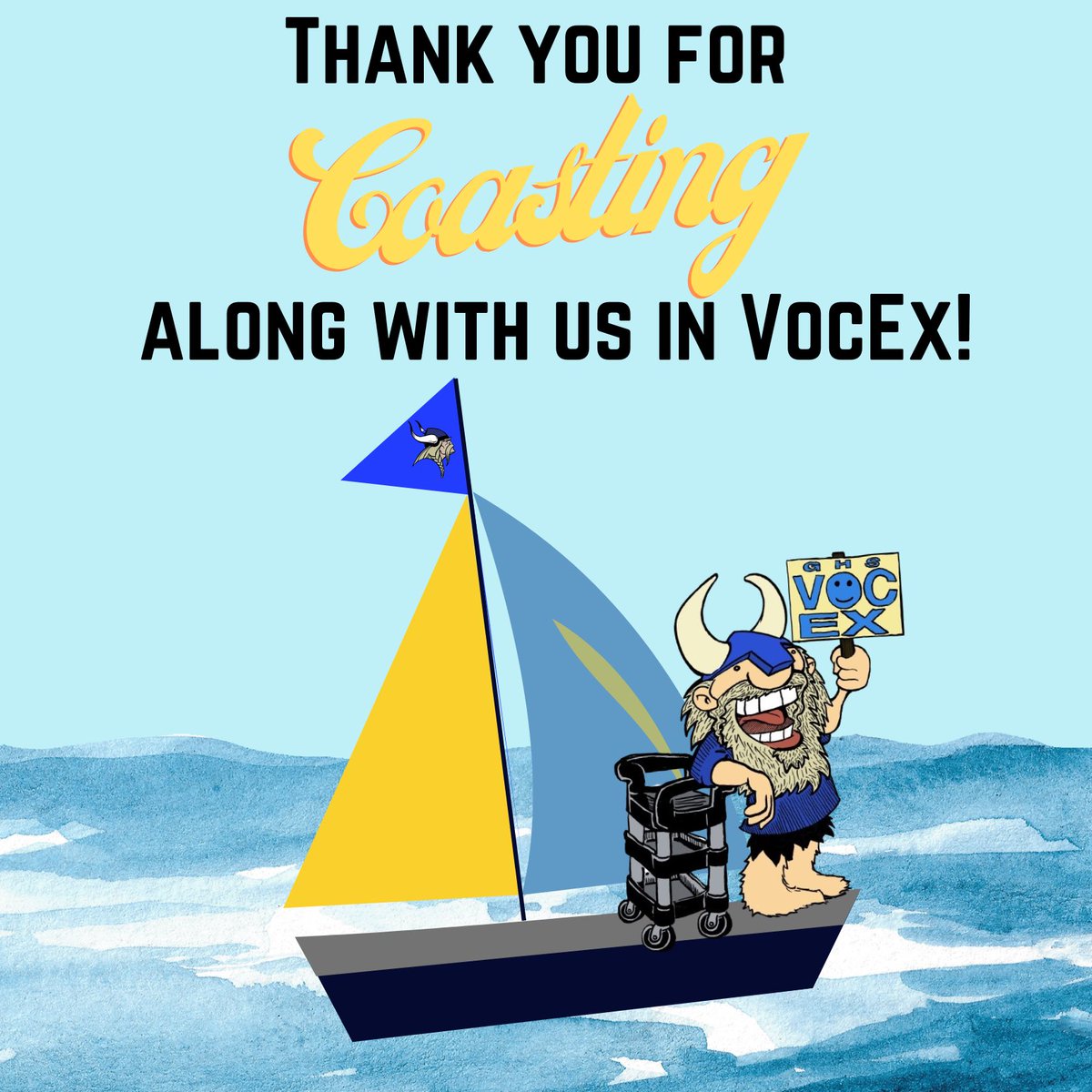 VocEx joined in the celebration for GHS IA’s this week by making cookies &amp; lemonades with Vikings Coffee and custom acrylic ink coasters.  We loved showing some love for our instructional assistants as they are some of the best “aides” around! Happy Para Appreciation week! ⭐️