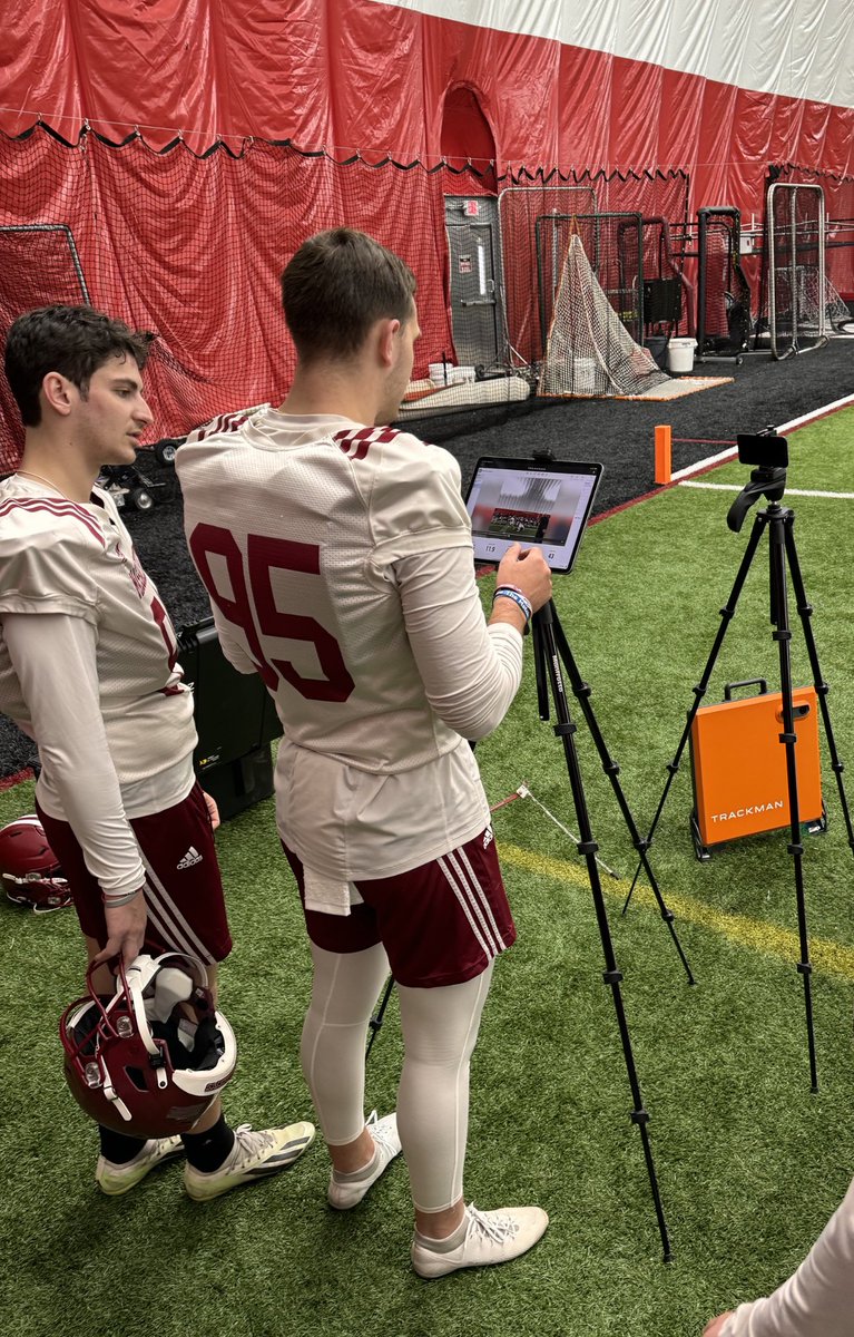 Great spending time with @UMassFootball last week and appreciate the kind words from @CoachRoPo. “TrackMan Football has been a great resource for our specialists. The instant data and video feedback our specialists get during practice is a great teaching tool. I would recommend…