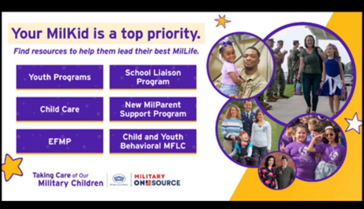 KellamCounselor's tweet image. With Spring may come a “break”, but for a military child it could also be an anxious time as they prepare for another possible move. To our military families: we are SO thankful to you & your sacrifices. It is our hope to support you the best we can 💜🇺🇸
militaryonesource.mil/parenting/chil…