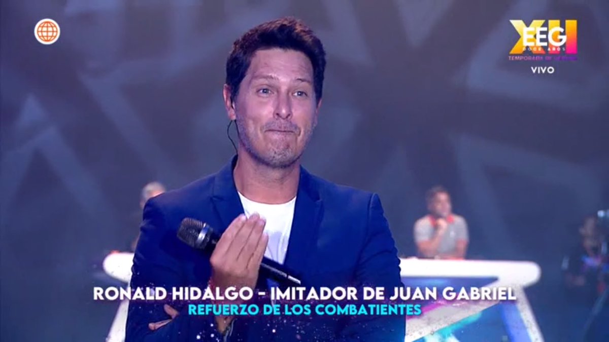 Rodrigo67554808's tweet photo. Qué fue? Ahora dan Yo Soy en Esto Es Guerra, bien ingenioso me salió Peter Fajardo. https://t.co/qffRUHokn7
