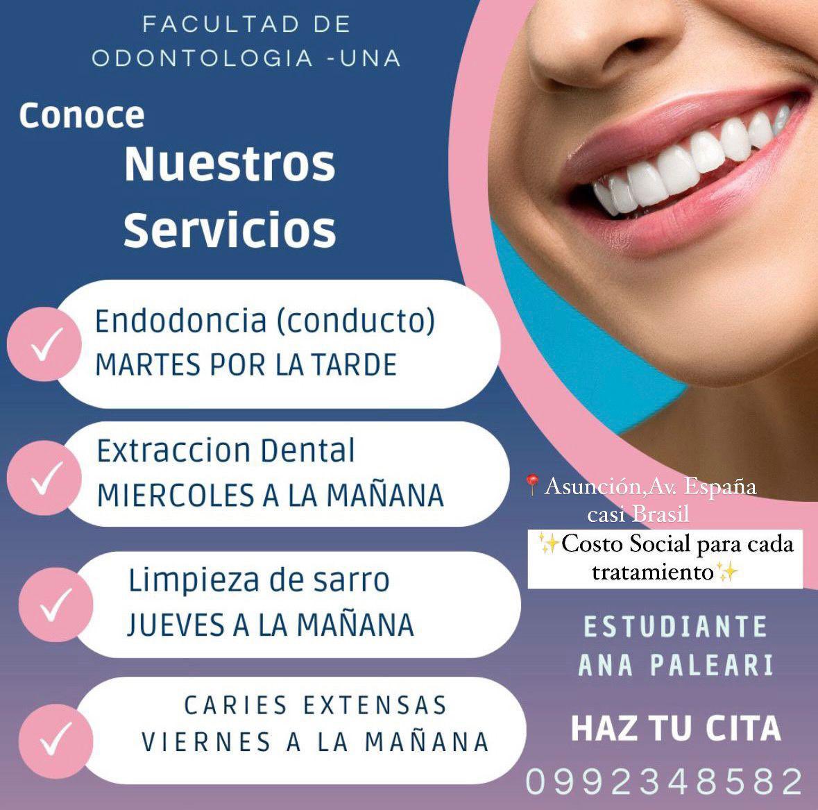 Atención odontológica en la UNA 🦷
Tel:0992348582
Me ayudarían muchísimo dando Rt🫶🏻💖