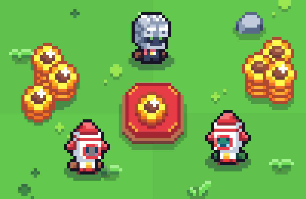 The talented artists at Sunflower Land have been busy preparing some exclusive drops 🚀 

Farm your islands &amp; prepare your SFL! 🤑