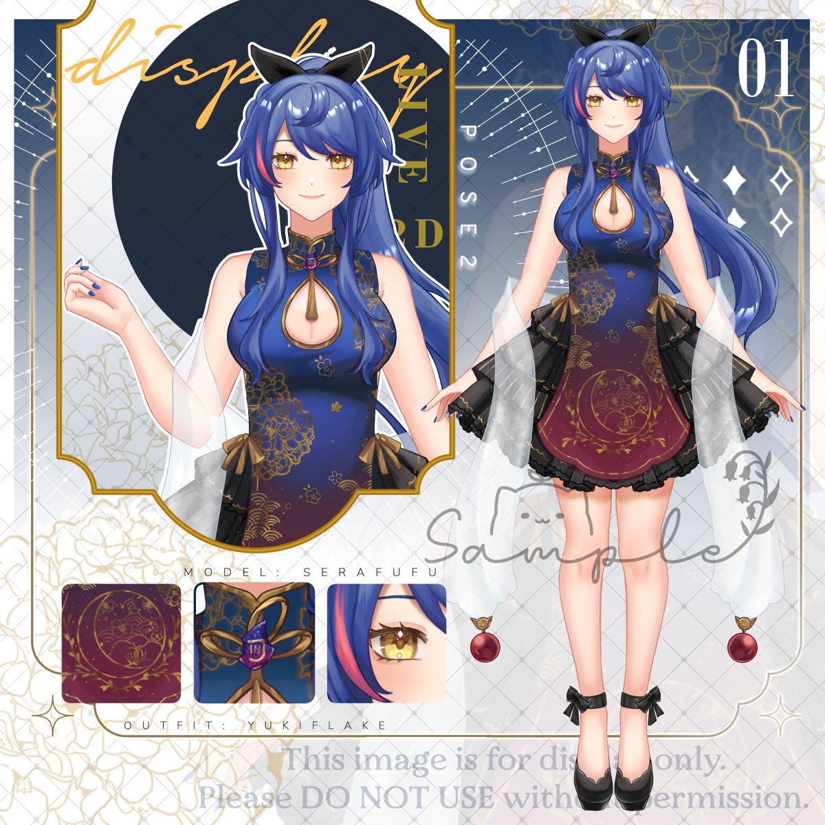 serafufu's tweet photo. . ✦ 「VTuber Model Showcase 01」✦ .       

Model Showcase of my own model :3c
Outfit design: @/_yukiflake

RT + 💓 appreciated 

 #serafuarto #Live2dCommissions #Live2DShowcase https://t.co/n1ll4ETEYU