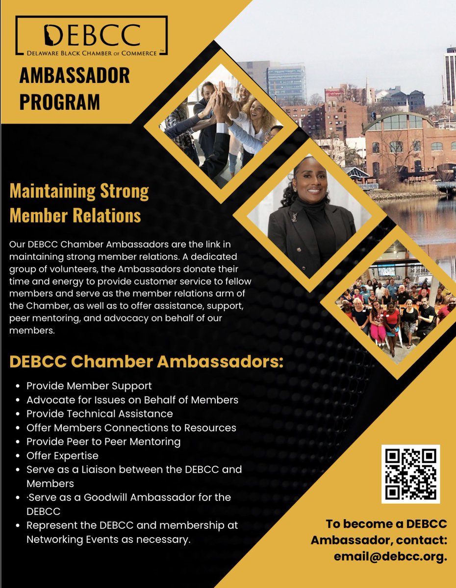 TheDebcc's tweet photo. Our DEBCC Chamber Ambassadors are the backbone of strong member relations! They’re a dedicated group of volunteers who provide invaluable customer service, support, &amp; advocacy to our members. Contact us &amp; join a community of passionate individuals making a difference! #DEBCC https://t.co/DpPrqvYxME