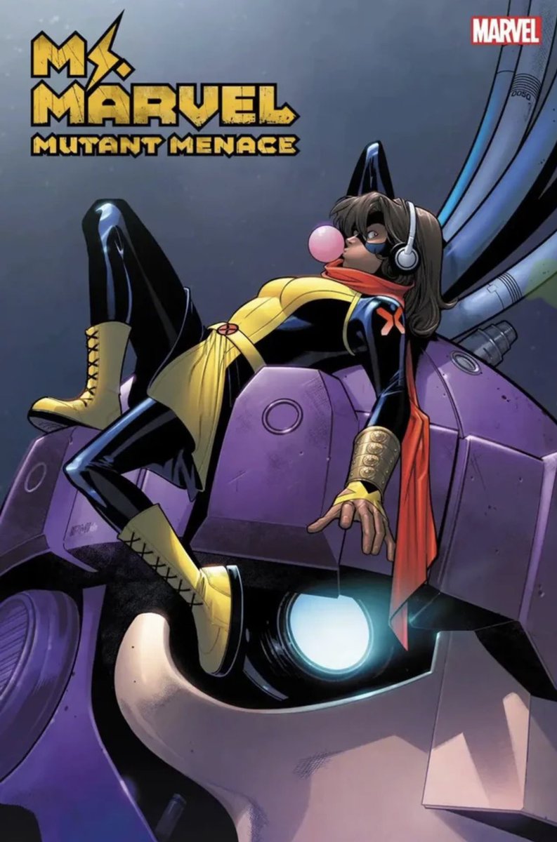 Ms. Marvel: Mutant Menace #2 is available next Wednesday April 10th! Make sure to let your local comic shop know you want a copy! For this issue we have amazing variants by the likes of @peachmomoko60 and Paco Medina! It’s time for Ms Marvel to meet… MOJO! 📺