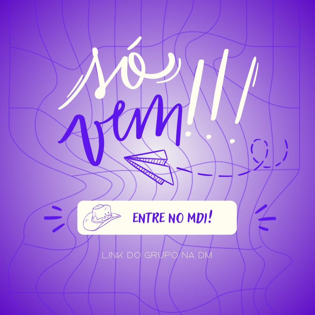 MDIOFC's tweet image. Estamos abrindo vagas para entrar no nosso squad! 

Pra quem tiver interesse, chama a gente na dm ou responde por aqui. Esperando por mais interioranos 💜