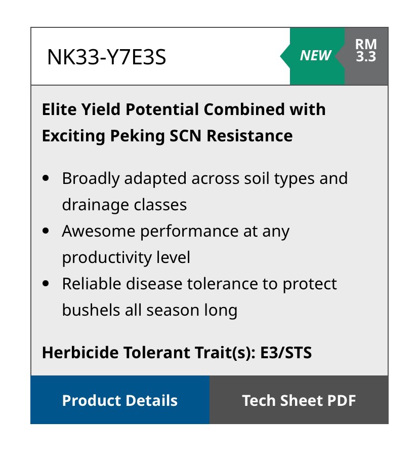 IanPlantBreeder's tweet image. My #soybean 🌱 breeding program has produced the first @NKSeeds group III Peking cyst nematode resistant E3 product! syngenta-us.com/soybeans/nk/nk…