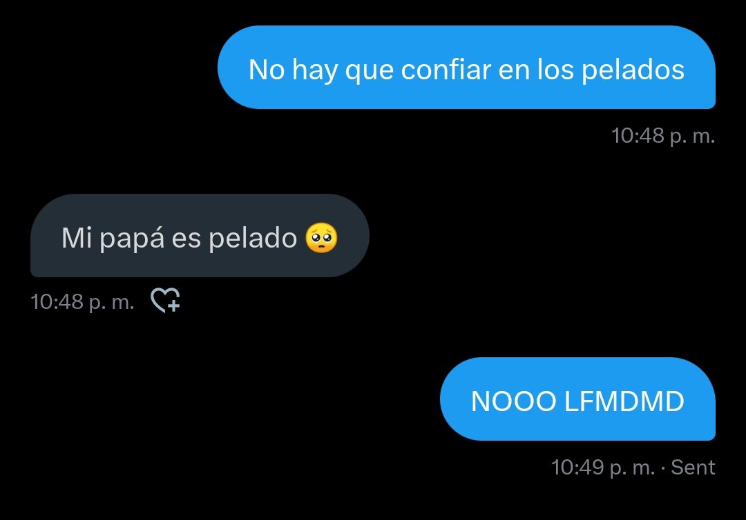 Nunca más me burlo de los pelados