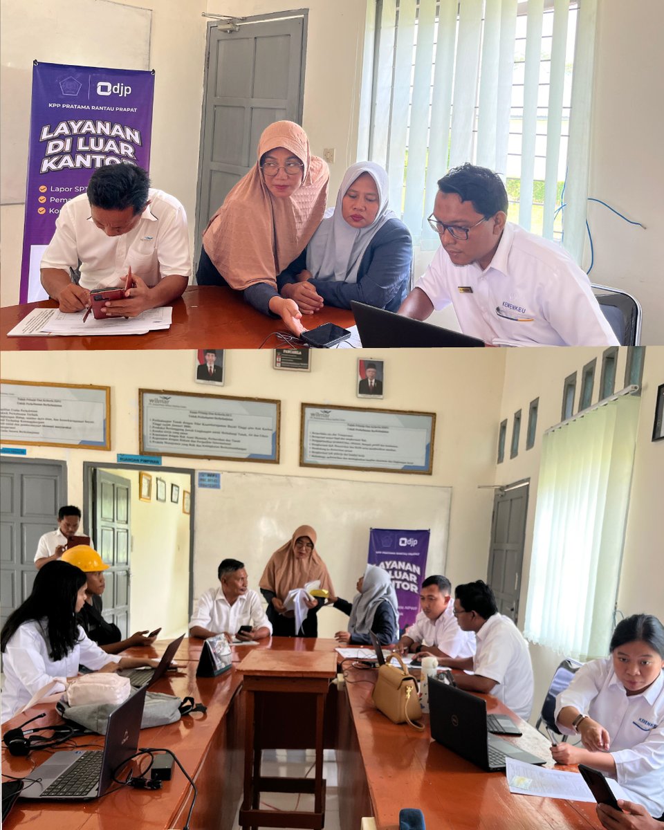pajakrantau116's tweet photo. KPP Pratama Rantau Prapat mengadakan Layanan di Luar Kantor (LDK) kepada karyawan PT. Perkebunan Milano Marbau di Kabupaten Labuhanbatu Utara (Senin, 25/3).
#LDK116 https://t.co/5FMJ2wCpOI
