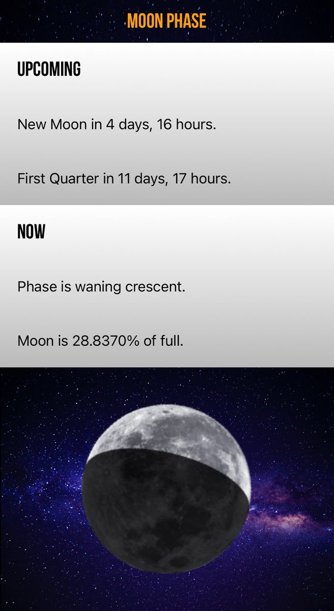 space_treasure8's tweet photo. New Moon in 4 days, 16 hours.
 https://t.co/hjuH4A5vH5 #moonplus #newmoon #moon 

Waning Crescent 🌙 Moon in Aquarius ♒️ https://t.co/hIIev1WvP0