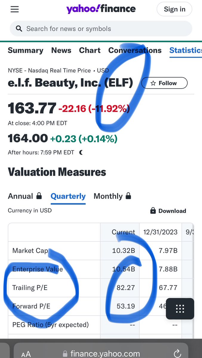 Dewey_Capital's tweet image. @Banana3Stocks let’s see if I’m learning #morehomework. So the CEO of $ULTA said “beauty demand is slowing”….if true this could definitely hurt Ulta considering they have so many brick and mortar locations so a slow down would hurt their bottom line more than $ELF. the thing is…