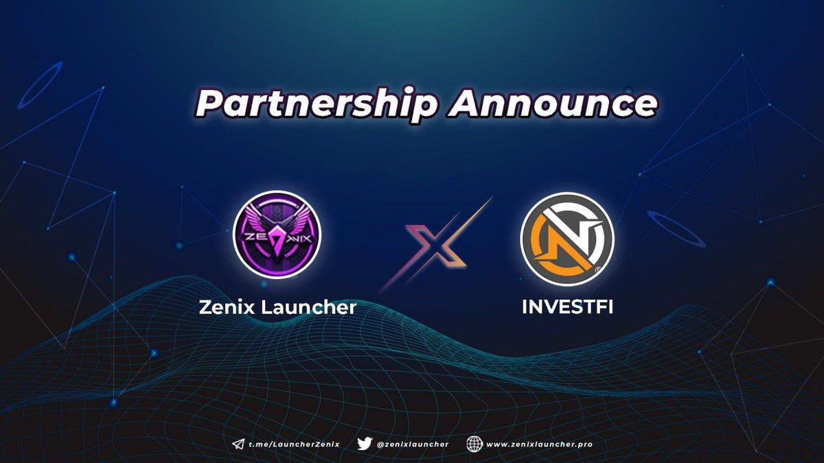 Zenix Launcher - Partnership 🤝 | Zenix Launcher 💸 X InvestFi 🔥 Zenix Launcher is excited to announce an exciting partnership with InvestFi, a leading platform revolutionizing investment management. This collaboration aims to introduce InvestFi's innovative investment…