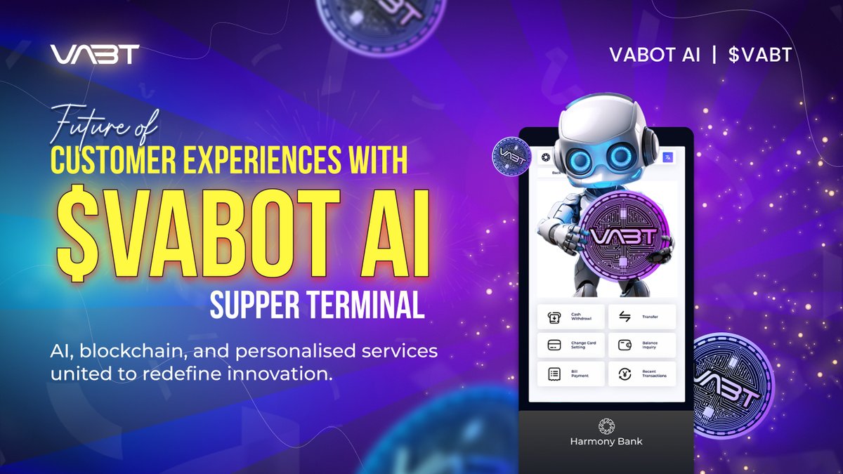 VABOT_ai's tweet photo. Step into the future of customer experiences with the VABot Ai Super Terminal! 🚀💼

 AI, blockchain, and personalized services come together to redefine innovation and elevate your business like never before. 💡🔗

#VABot #AIRevolution #vabt #SmartAI #superterminal https://t.co/ZZgsDavZMe