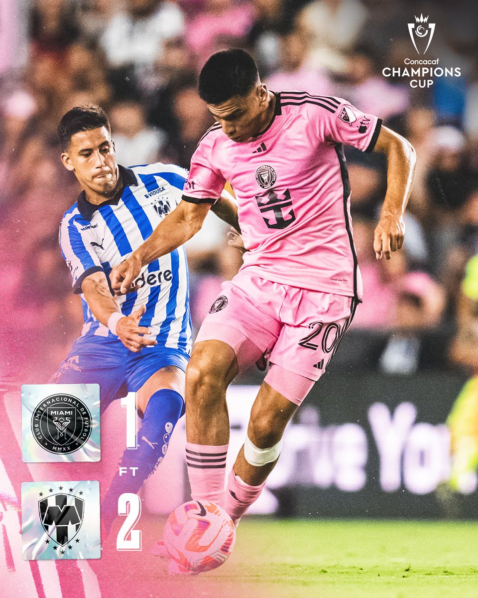 InterMiamiCF's tweet photo. Termina el partido.
#MIAvMTY https://t.co/q5f6AX3hH9