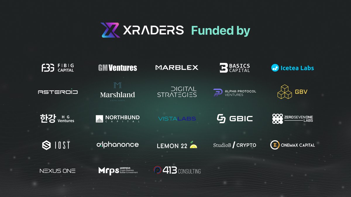 🚀🎉 Here we go! We're thrilled to unveil our esteemed investors who are fueling our journey forward!

Additional VCs include <a href="/HGV_official/">HG Ventures 한강벤처스</a>, <a href="/northbund/">Northbund Capital</a>, <a href="/vistalabs_vc/">VistaLabs</a>, <a href="/gbicofficial/">GBIC</a>, #071Labs, <a href="/IOST_Official/">IOST</a>, <a href="/alphanonce/">αlpha_nonce</a>, #Lemon22capital, #StudioBcrypto, <a href="/CapitalOnemax/">Onemax Capital</a>,