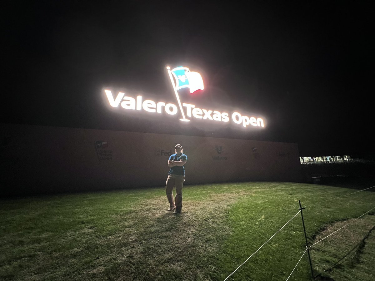 @bucksrungc representing at @valerotxopen This week has been nothing short of a blast and we’re excited to see what the rest of the week brings! #bucksrun #michigantotexas #womeninturf @TPCSanAntonio @PGATOURAgronomy
