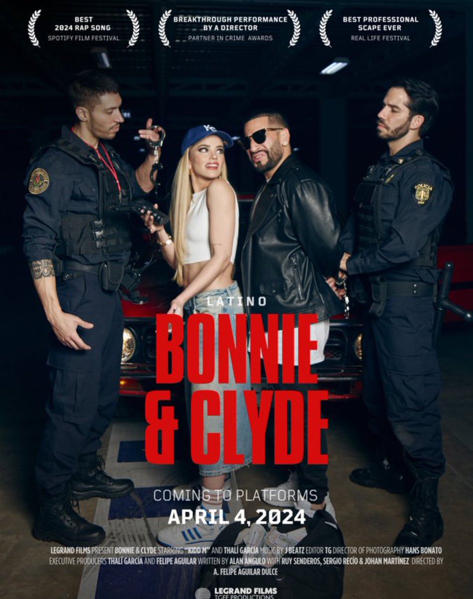 Mañana 4 de abril es el estreno de BONNIE & CLYDE LATINO. 

Break it amor! @thaligarce 💖✨ #BonnieAndClydeLatino @felipeadtv @burgos_gabb 

PD. Qué encabronadamente sexy se ve el Ruy. Se tenía que decir y se dijo. 🤭😂