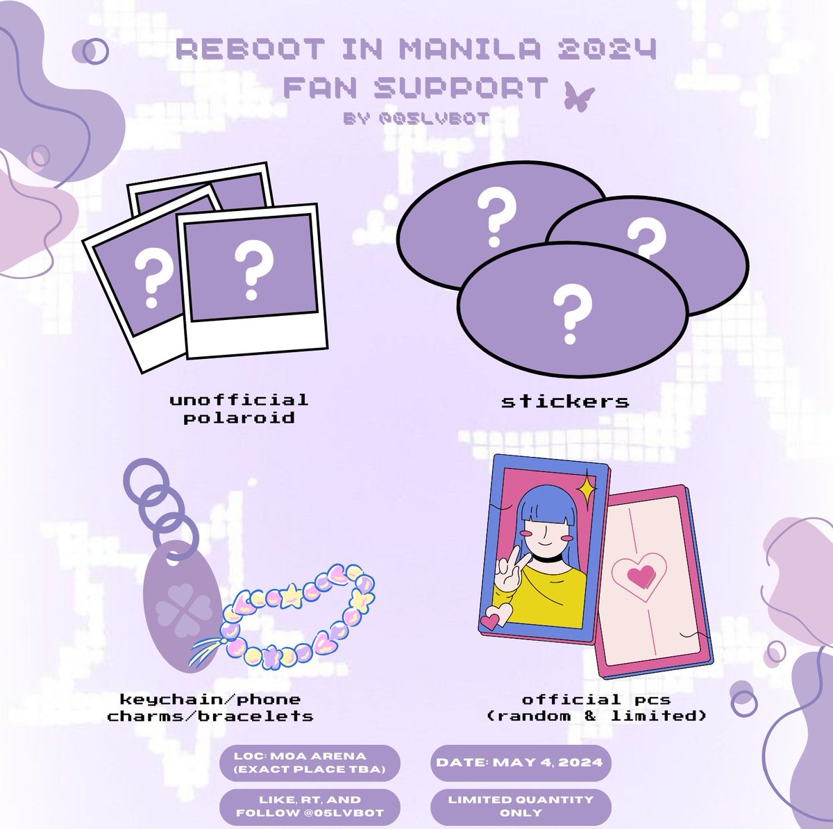 05lvbot's tweet photo. HI! I will give another set of freebies on #TREASURE_REBOOT_IN_MANILA  💎

(⁠◠⁠‿⁠・⁠)⁠—⁠☆ TEUME PACK by @05lvbot

☆ strictly 1:1 ratio
☆ see inclu below
☆ rt ro spread!
☆ tag me if u get one 💜 https://t.co/ZWR26hxfCj