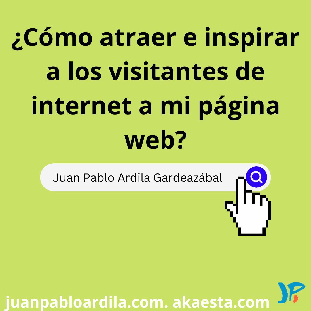 akaesta's tweet photo. Cómo atraer e inspirar a los visitantes de internet a mi página web?

Ed 18 MAR 4 año 2024

Por Juan Pablo Ardila Gardeazábal

https://t.co/CZe12yjwvL

#historia #storytelling #inteligenciaartificial  #juanpabloardila #ardila #gardeazabal #gardeazábal https://t.co/y9nuv54WBn