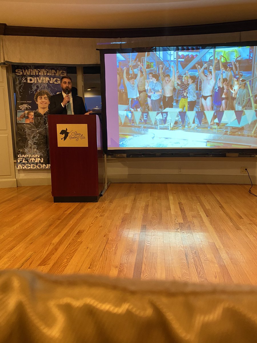 Celebrating the 2023-24 Swim &amp; Dive State Champs! What an awesome group of student-athletes, coaches, and families. Wonderful evening - Go Eagles!!! 🏆🏊‍♂️ <a href="/TheNestSJP/">The Eagle's Nest</a>