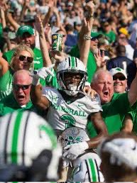 #AGTG After a great conversation with @CoachJ_Miller, I am blessed to receive my first D1 offer from Marshall University!! @LWWestWarriorFB @AllenTrieu @EDGYTIM @LemmingReport