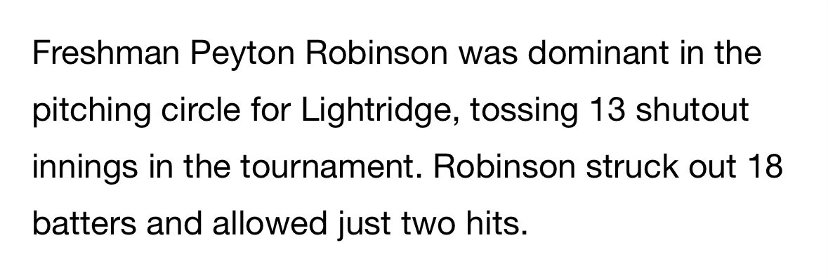 Big shout out to my @Lightridge_SB team for winning our varsity spring break tournament! Nice write up about our team in the local paper. Can’t wait to get back on the field! tinyurl.com/mr39hrcy @ritalynngilman @Org_LLG @llgwools #building #getstruck #chargedup 💙💛💙⚡️⚡️