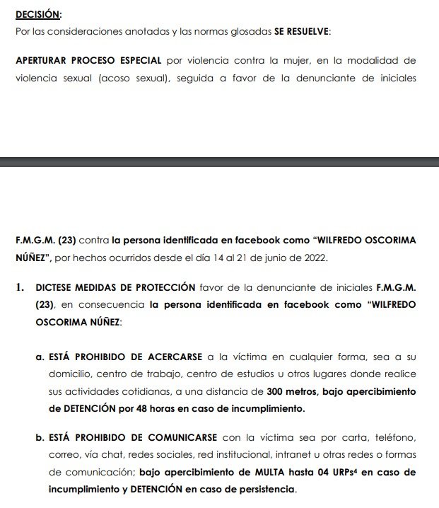 AlonsoRamosG's tweet photo. Lo último. Denuncia por presunto acoso sexual contra Wilfredo Oscorima, gobernador de Ayacucho, sigue abierta. Mujer de 23 años lo acusa de ofrecerle 8 mil soles a cambio de que le pase fotos y vídeos desnuda en una cuenta de Facebook. Oscorima niega los cargos. #OcurreAhora https://t.co/4MMB5RoqA3