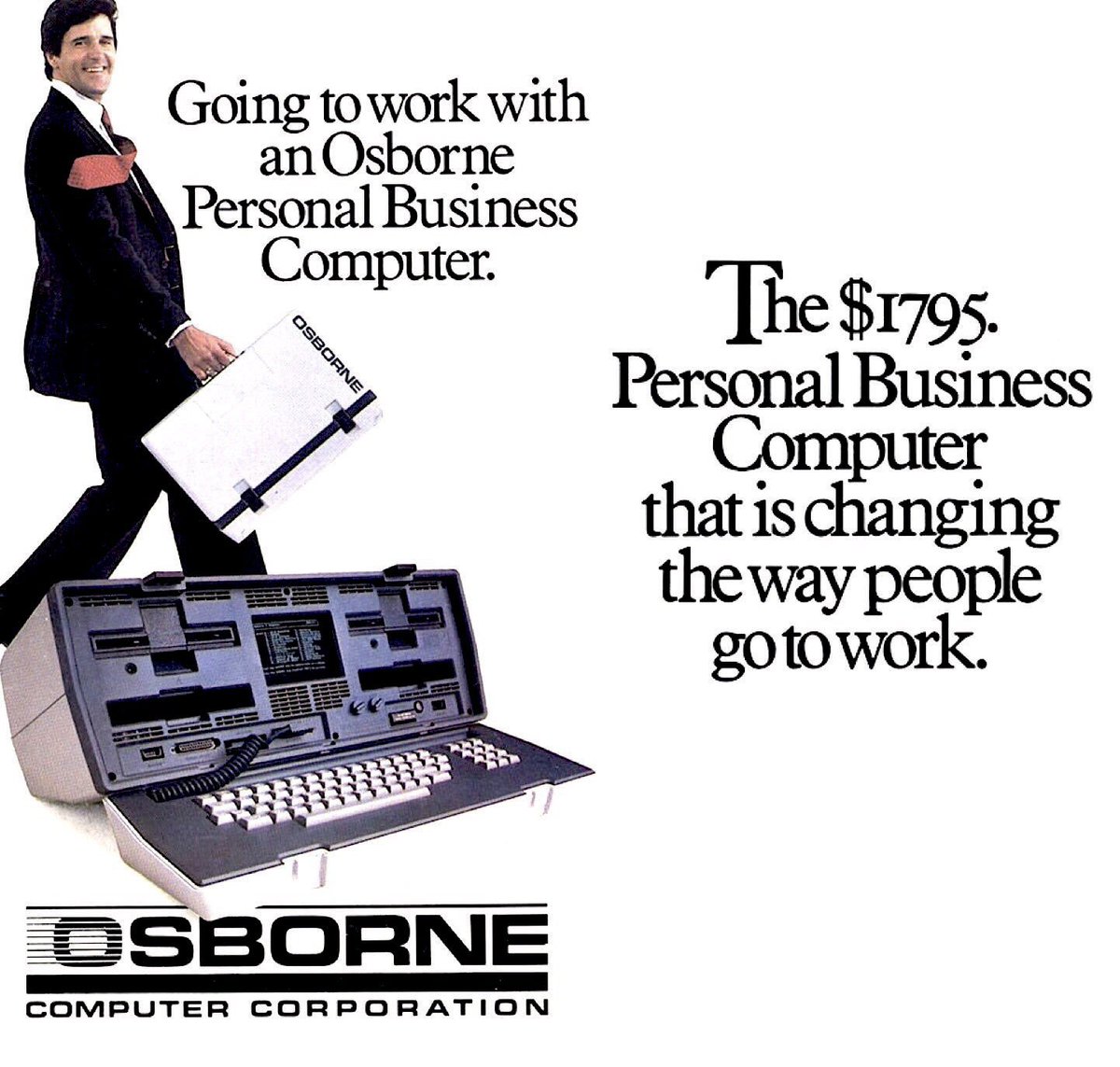 On April 3, 1981, Osborne I, the first commercially successful portable microcomputer, was released