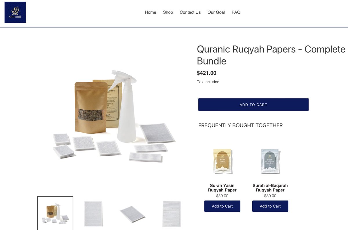 Did you know there are actually people out there paying hundreds of dollars to dissolve and drink pieces of paper with Quran verses written on it? They call it 'ruqyah paper'.