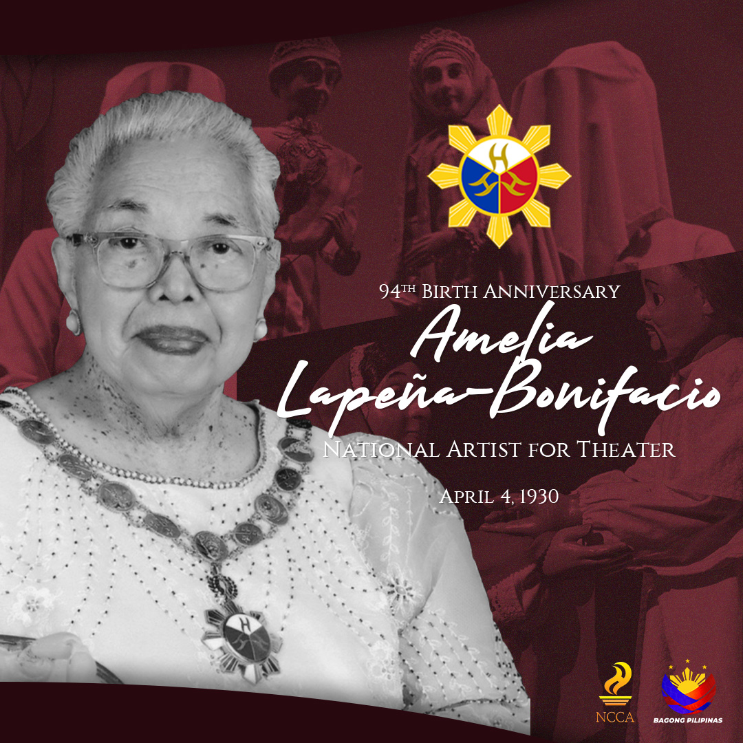Today is the 94th birth anniversary of National Artist Amelia Lapeña - Bonifacio. Read more: ncca.gov.ph/about-culture-… #OrderofNationalArtist #HaligiNgHarayangFilipino