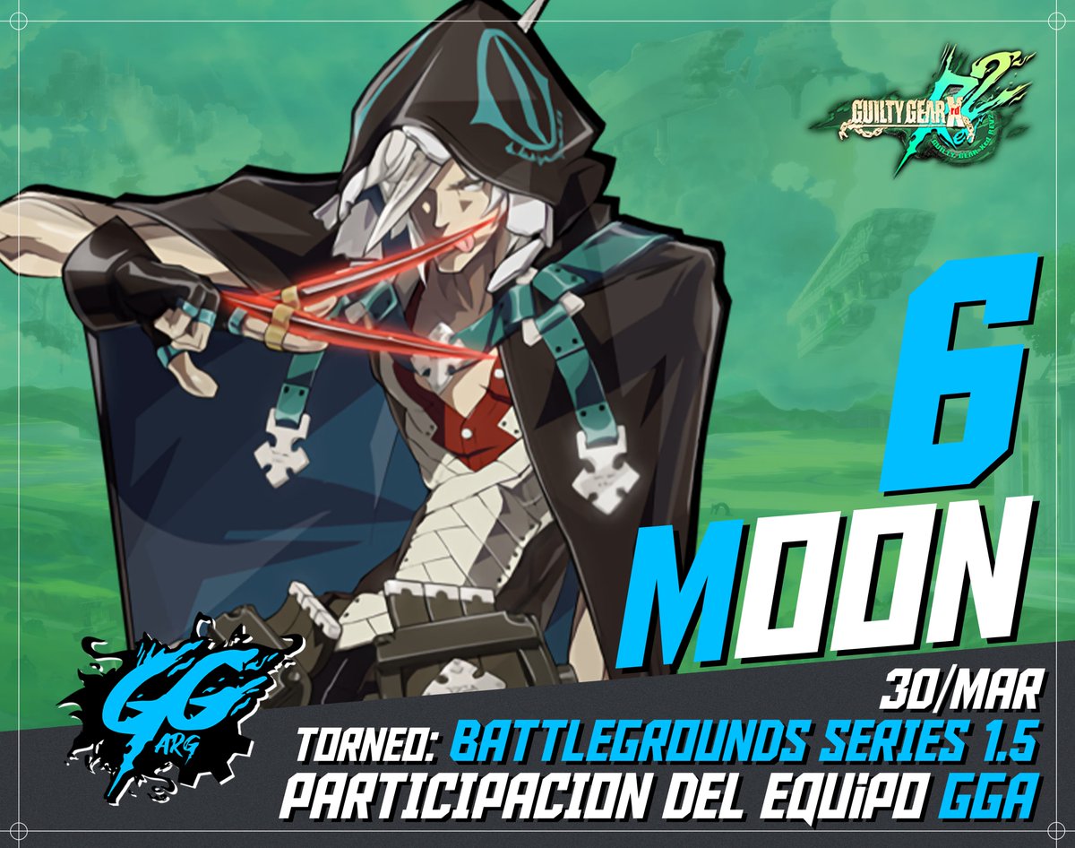 GearArgentina's tweet photo. Queremos felicitar a nuestro querido jugador @MoonDLight_ por su reciente Top 6 en el torneo de #GGXrdRev2 en "Battle Grounds 1.5" organizado por @ValquiriaGames y @TSlugfest! 💪 🔥
#FIGHTGGArg #LetsGoGGA 🖤💙🤍 https://t.co/rD3RTp1R0i