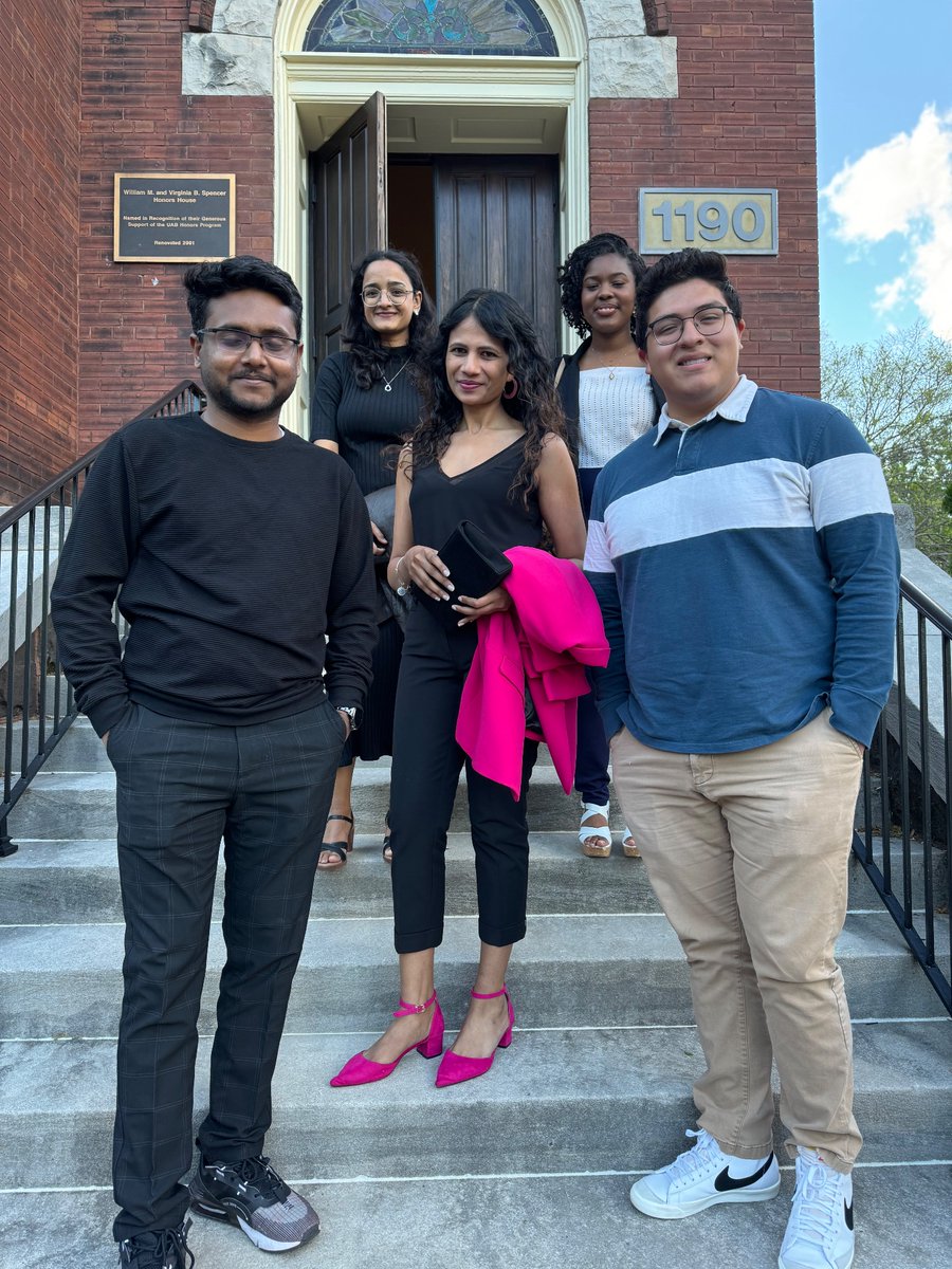 Juhi Samal (@juhisamal) on Twitter photo It was such a great time speaking at the Society of Women Engineers UAB panel <a href="/uabbme/">UAB Biomedical Engineering</a> <a href="/UABEngineering/">UAB Engineering</a> Even more precious with my lab showing up to cheer me on! I have the best team EVER (totally unbiased opinion) ❤️🥰 It was such a great time speaking at the Society of Women Engineers UAB panel <a href="/uabbme/">UAB Biomedical Engineering</a> <a href="/UABEngineering/">UAB Engineering</a> Even more precious with my lab showing up to cheer me on! I have the best team EVER (totally unbiased opinion) ❤️🥰