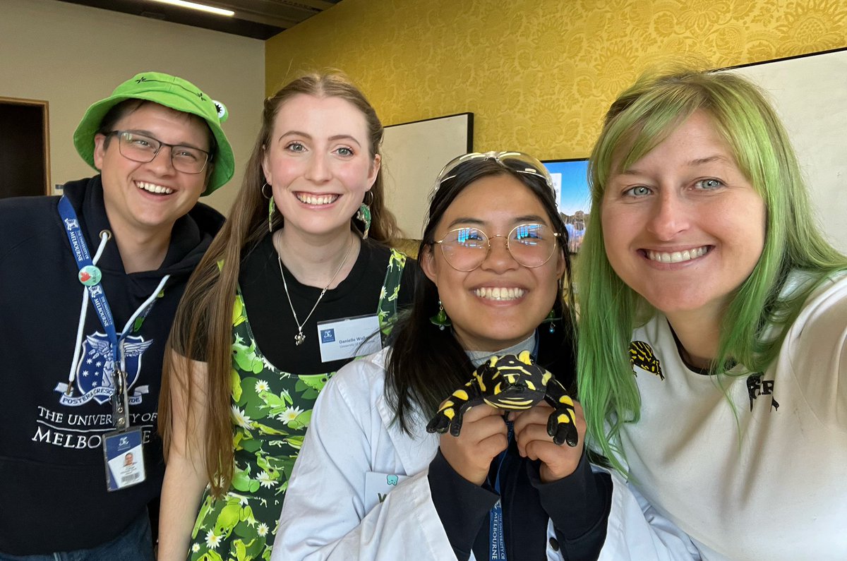 OHRG spreading the word about Fantastic Frogs and their Frightful Fungal Foes at “A day at Melbourne” experience for high schoolers <a href="/UniMelb/">University of Melbourne</a>