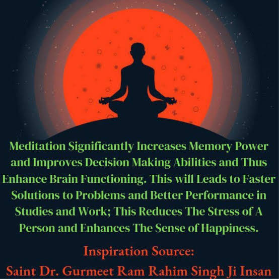 Nowadays, people face many mental problems but there is one solution of all problems that is #PowerfulMantras. Saint Dr MSG Insan gives many Life Changing Tips such as do meditation on a regular basis and exercises.