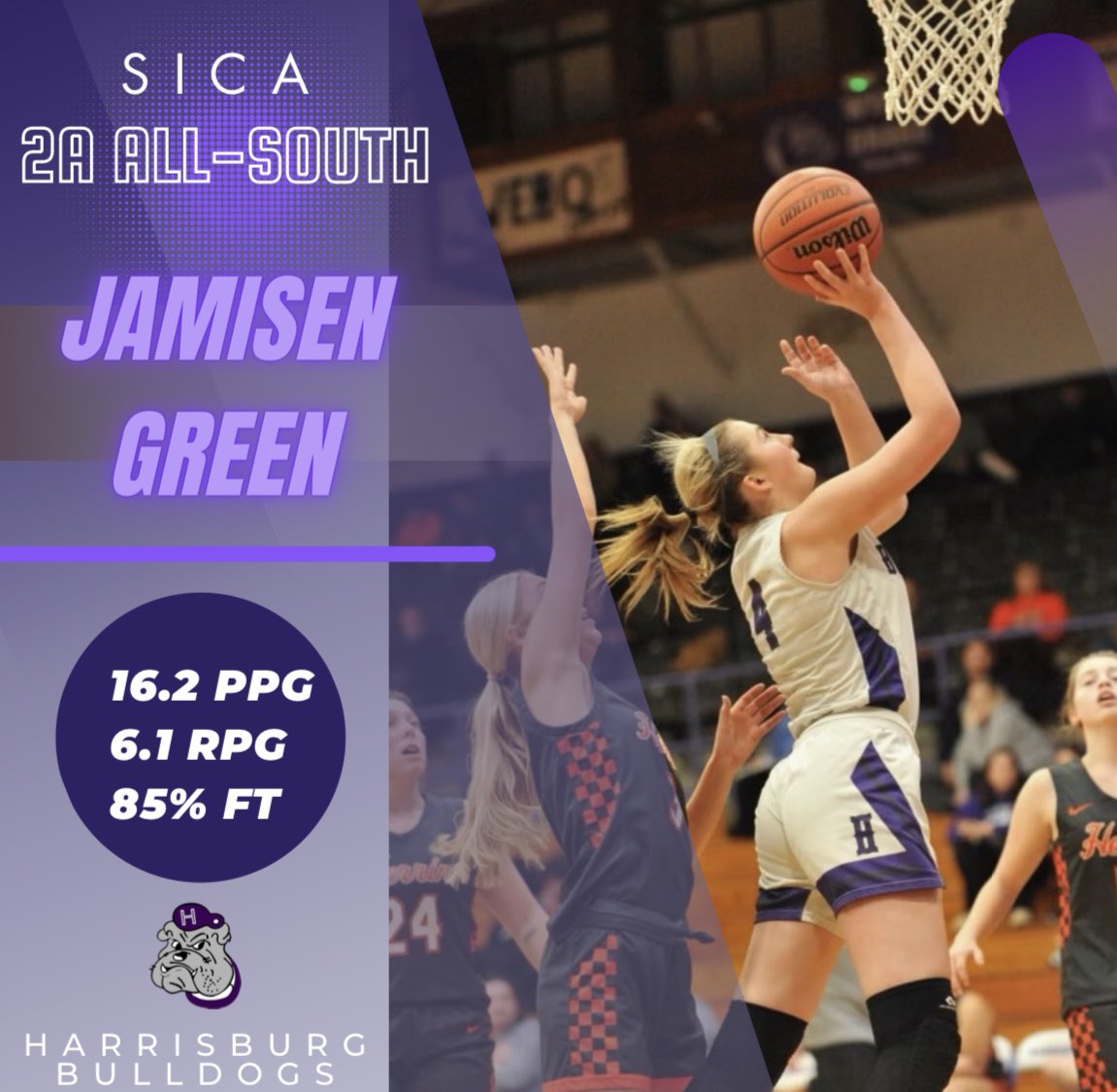 Congrats to sophomore, Jamisen Green on making the SICA All South team! We are proud of you! #PPEW