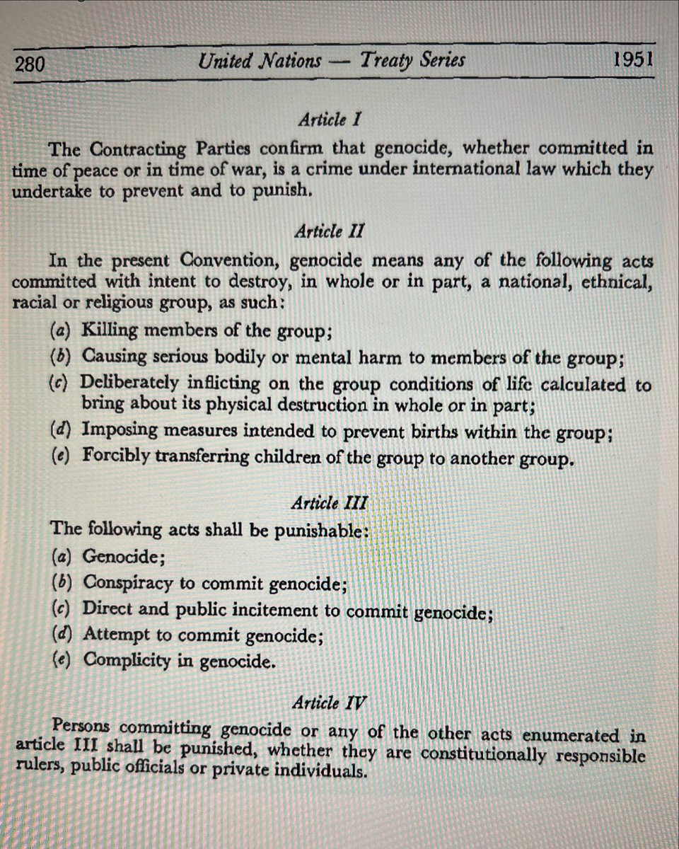 mikopeled's tweet image. Anyone still think there is not a genocide taking place in Palestine? This is straight from the 1948 Convention on Genocide.
