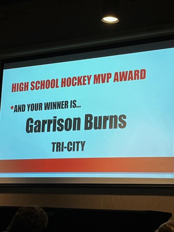 GarrettB13318's tweet photo. This kid @garrison_burns1 finished up his high school hockey career with some pretty nice honors! He was named the Omaha High School Hockey League MVP, Co-Forward of the Year and 1st Team All State. He led the league with 71 points for the year, 34G 37A. So proud of him!! https://t.co/VDy5ERyzyO