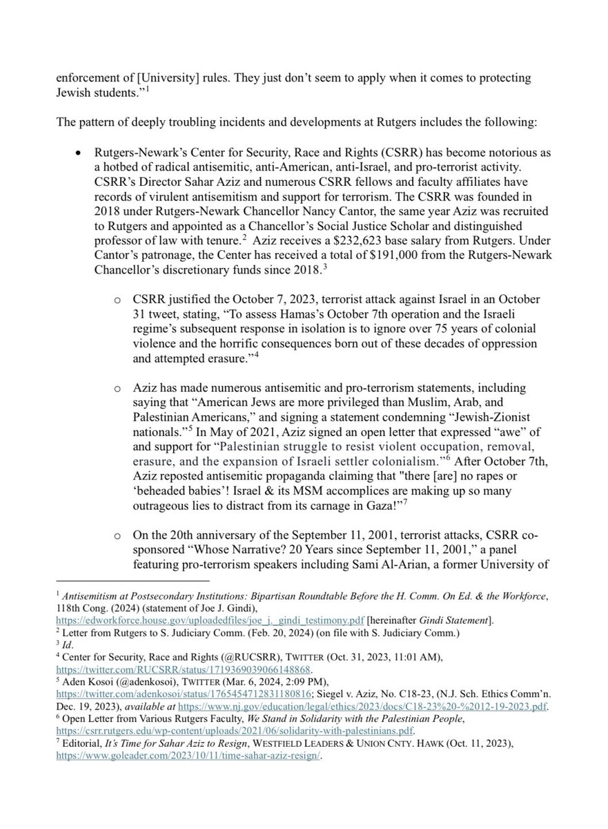 HAF is confirming that the House @EdWorkforceCmte is investigating @RutgersU’s @RUCSRR regarding unfettered antisemitism on campus. @RUCSRR frequently hosts events featuring close associate, Audrey Truschke, who has targeted & maligned Hinduism & the Hindu American community on…