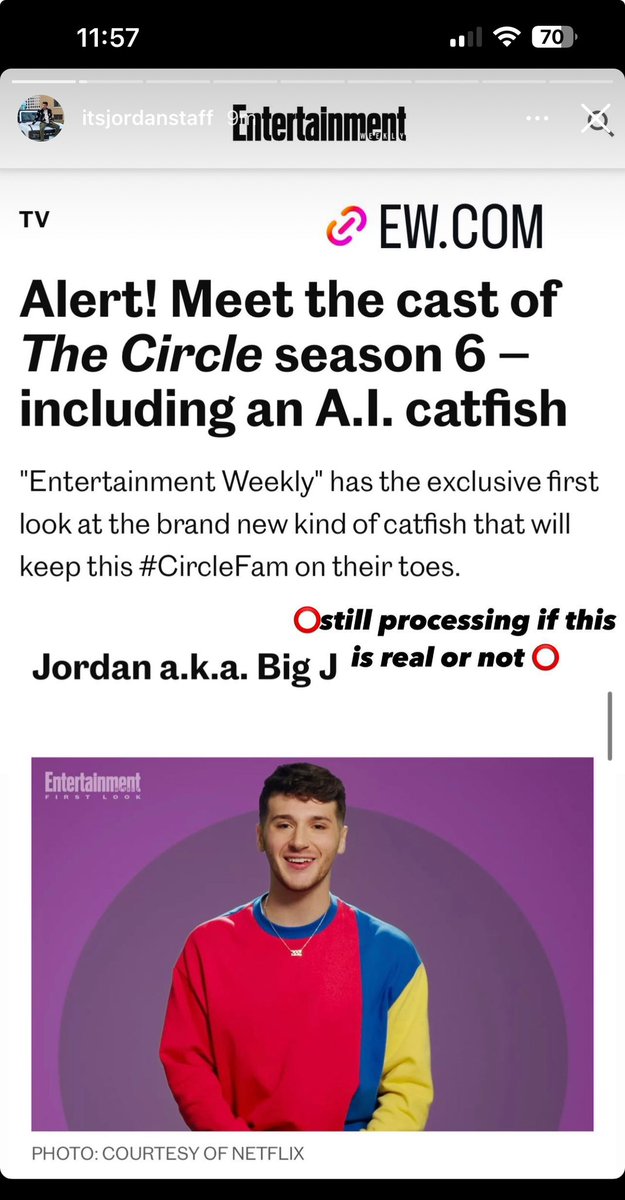 JOSH (@joshceojw) on Twitter photo And just like that best season is on its way <a href="/CircleNetflix/">The Circle on Netflix</a> #bigJ And just like that best season is on its way <a href="/CircleNetflix/">The Circle on Netflix</a> #bigJ