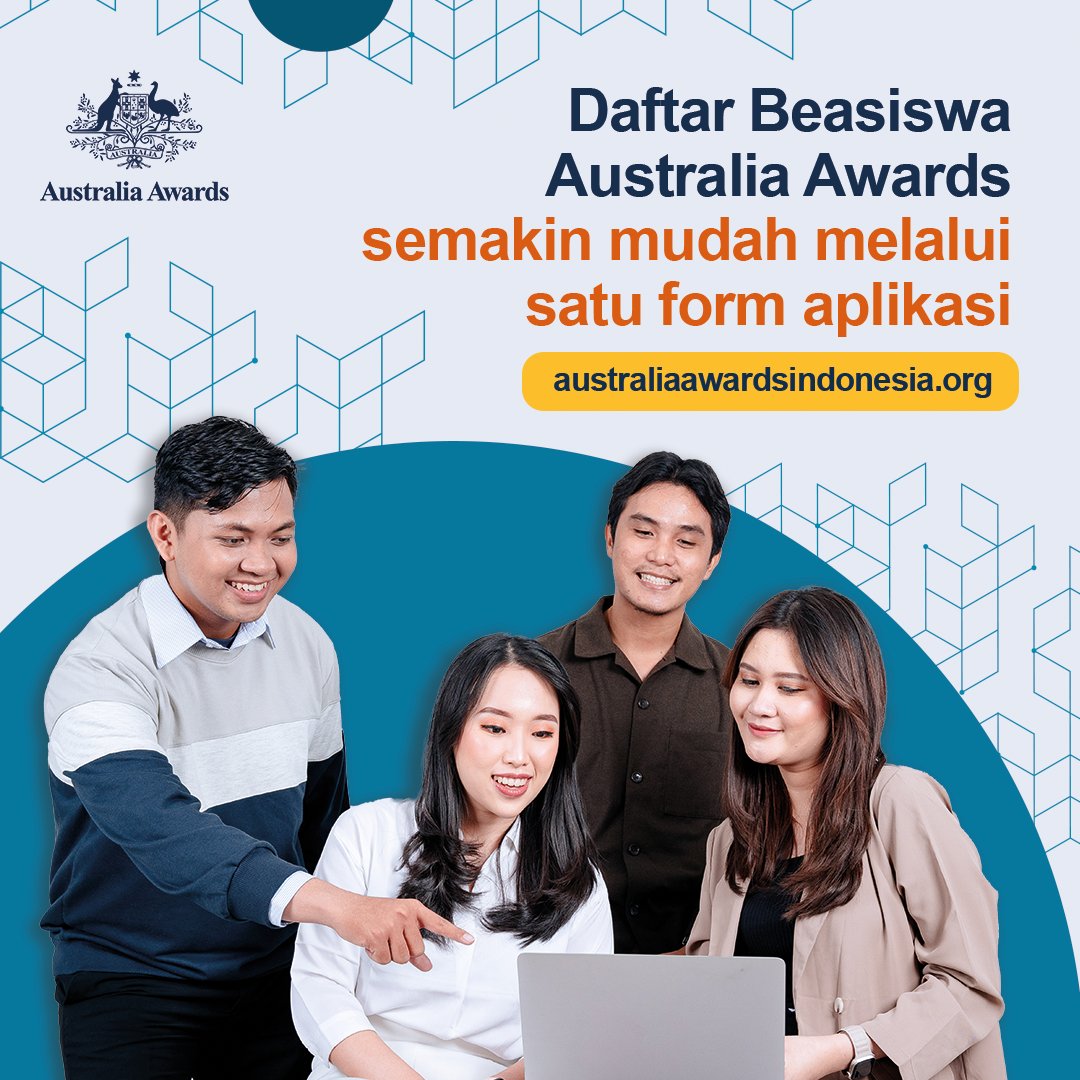 Since 2023, the process for Indonesians applying for the @AustraliaAwards Scholarships has been further streamlined, thanks to a single application form for registration via the Australia Awards in Indonesia web. Apply before 30 April: oz.link/AAS