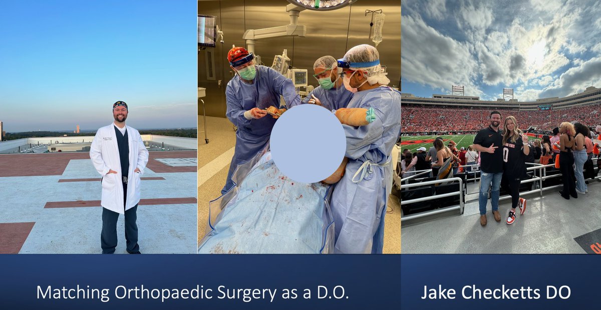 Ortho_Jake's tweet photo. I had an amazing time presenting to  members of @StudentAOAO summarizing the current literature, and my thoughts regarding matching orthopaedic surgery as a DO.

We had an amazing turnout, with over 150 students in attendance!!

I can’t wait to see where the coming classes of DO students match, and am more confident than ever that the future is bright!

See y’all at AOAO in a few weeks 🫡