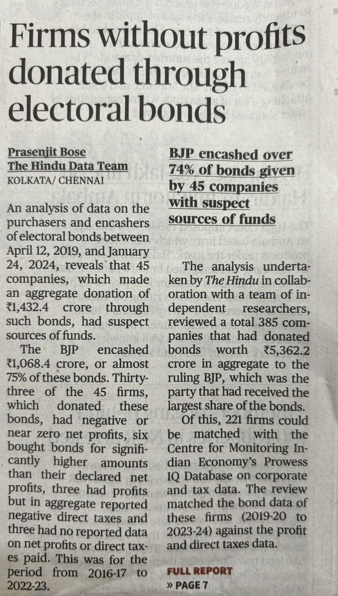 pbhushan1's tweet photo. Money laundering thru Electoral Bonds? https://t.co/iaEO8BdsCO
